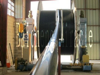 Экструзионная линия для производства кабеля сверхвысокого напряжения 110 кВт